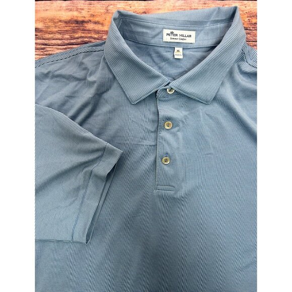 Peter Millar Men's Blue Summer Comfort Polo XL - Picture 3 of 6